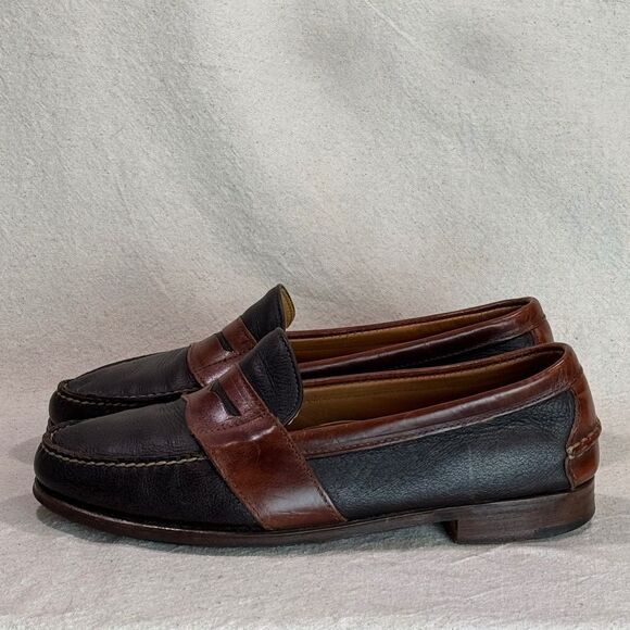 H.S. Trask Penny Loafers Mens Size 10.5N - Picture 4 of 16